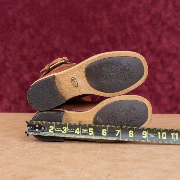 Lucky Brand Tan Leather Moto Boots - Picture 5 of 8